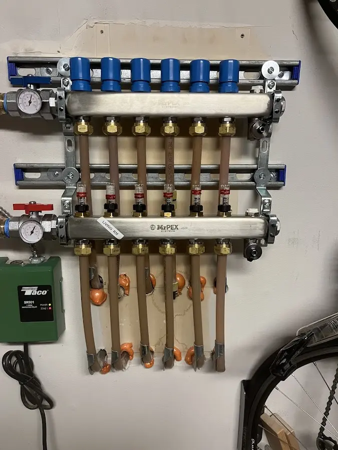 Plumber performing Gas Line Installation at a residential property in Beacon Square